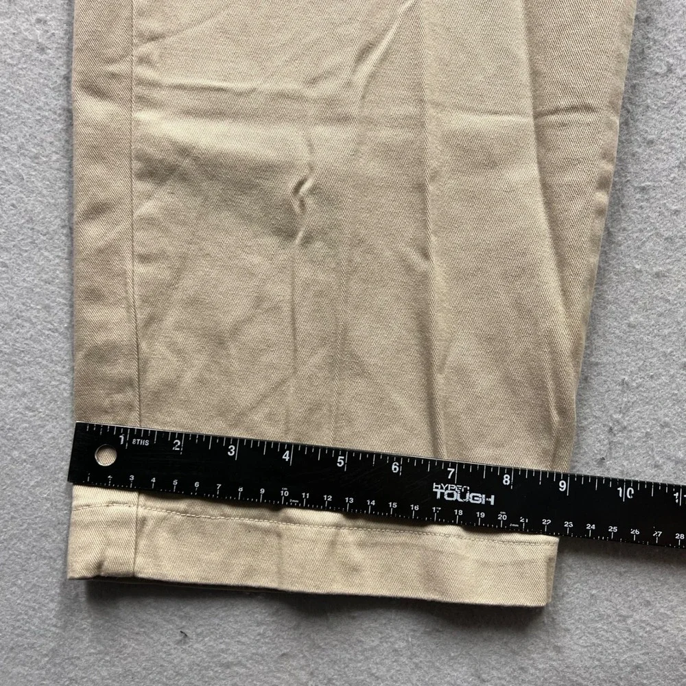 Polo Ralph Lauren Philip Pant Mens 38x32 Khaki Chino Straight Leg Cotton Tan VTG